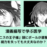 『テニスの王子様』頭にボールが直撃して視力を失っても大丈夫なのか？
